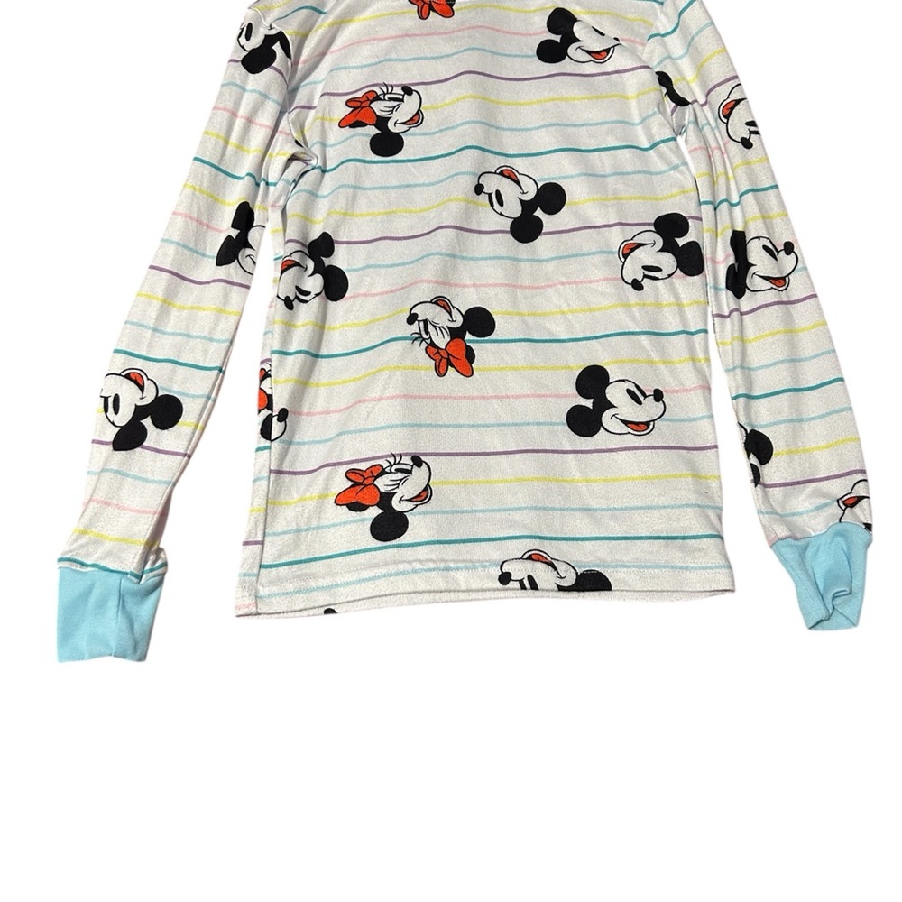 Disney Mickey Mouse Kids Pajamas - Blue and White Size 10 - Picture 3 of 3